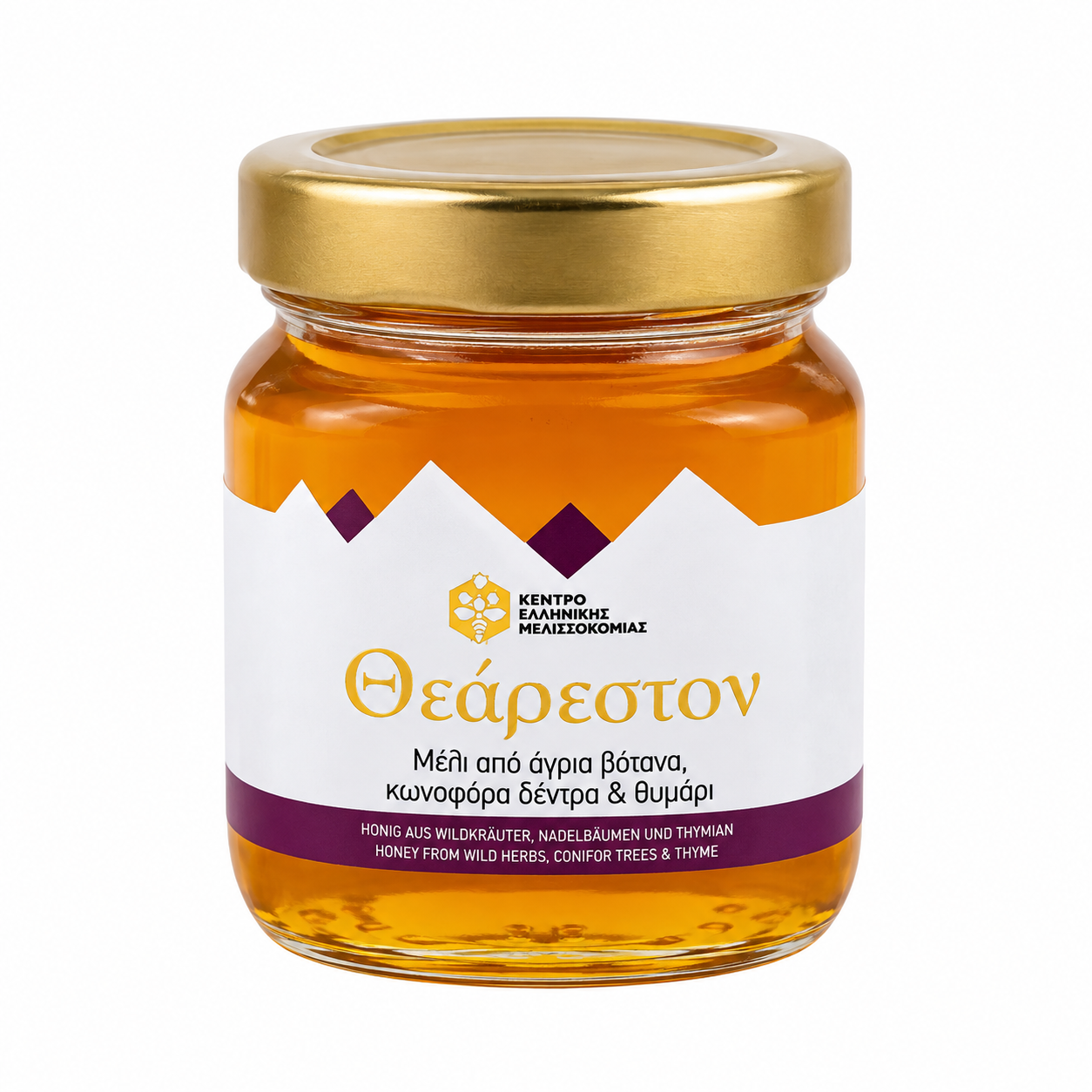 Εικόνα ChatGPT 27 Σεπ 2026, 02_34_23 μ.μ. Theareston Greek wild herbs, conifer trees & thyme honey 250g - Image 1
