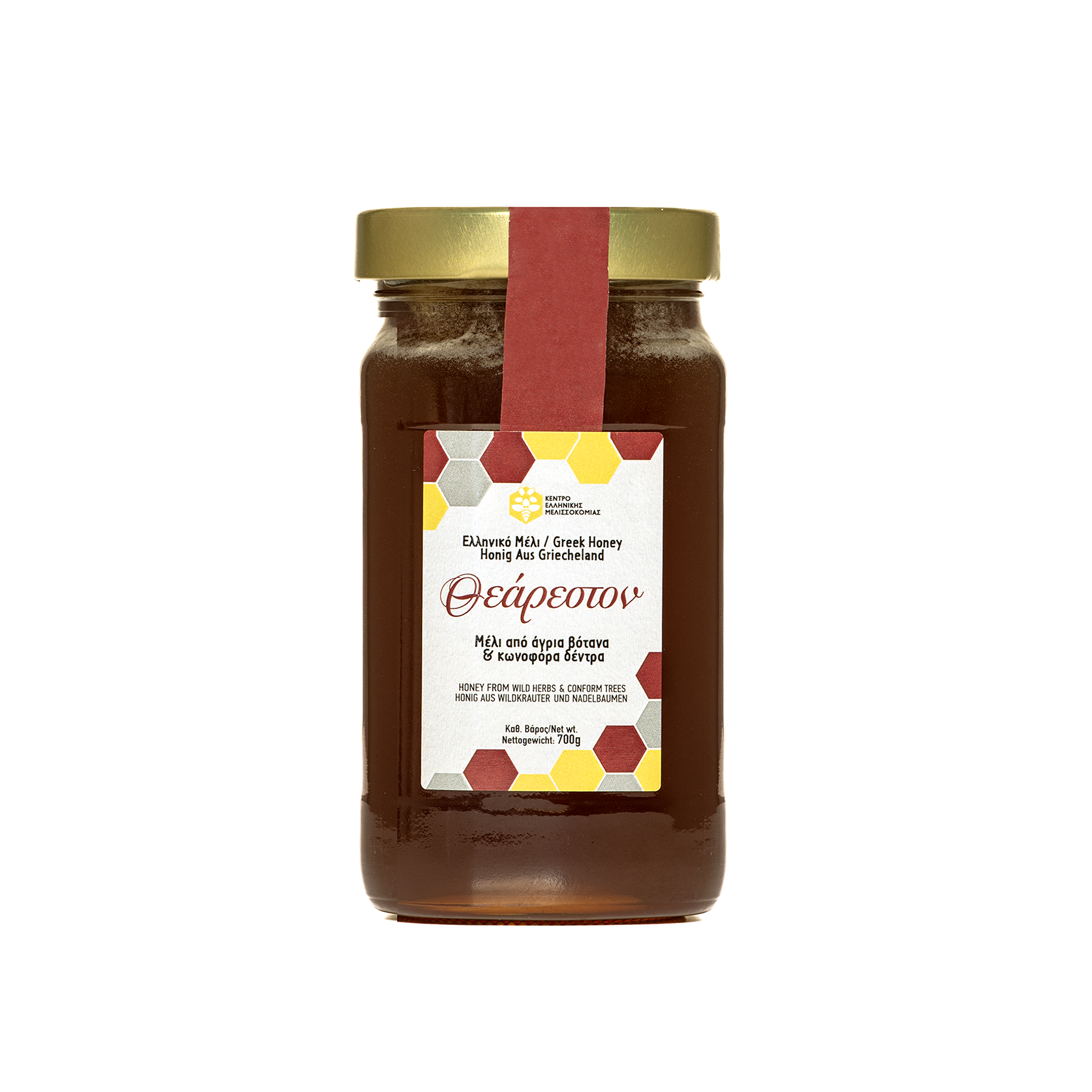 ΘΕΑΡΕΣΤΟΝ 700ΓΡ - B.C. 5204373468008 Theareston Greek wild herbs & conifer trees honey 700g - Image 1