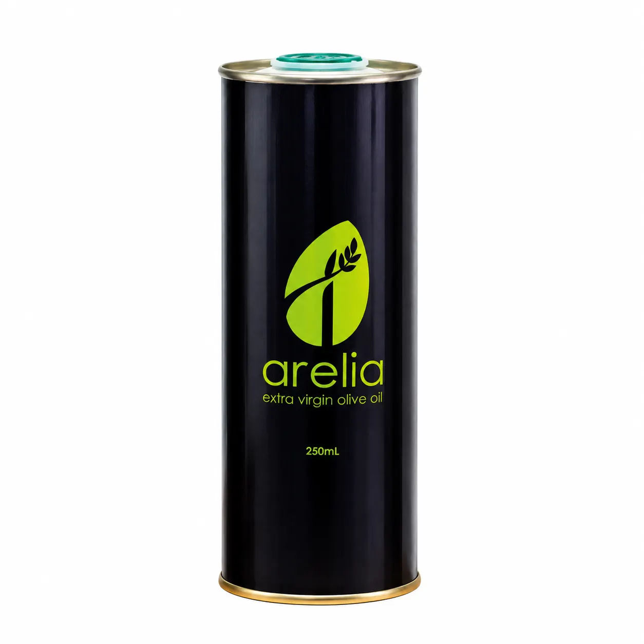 Arelia Lime Leaf Olive Oil Tin Arelia Olive Oil 250ml - Image 1
