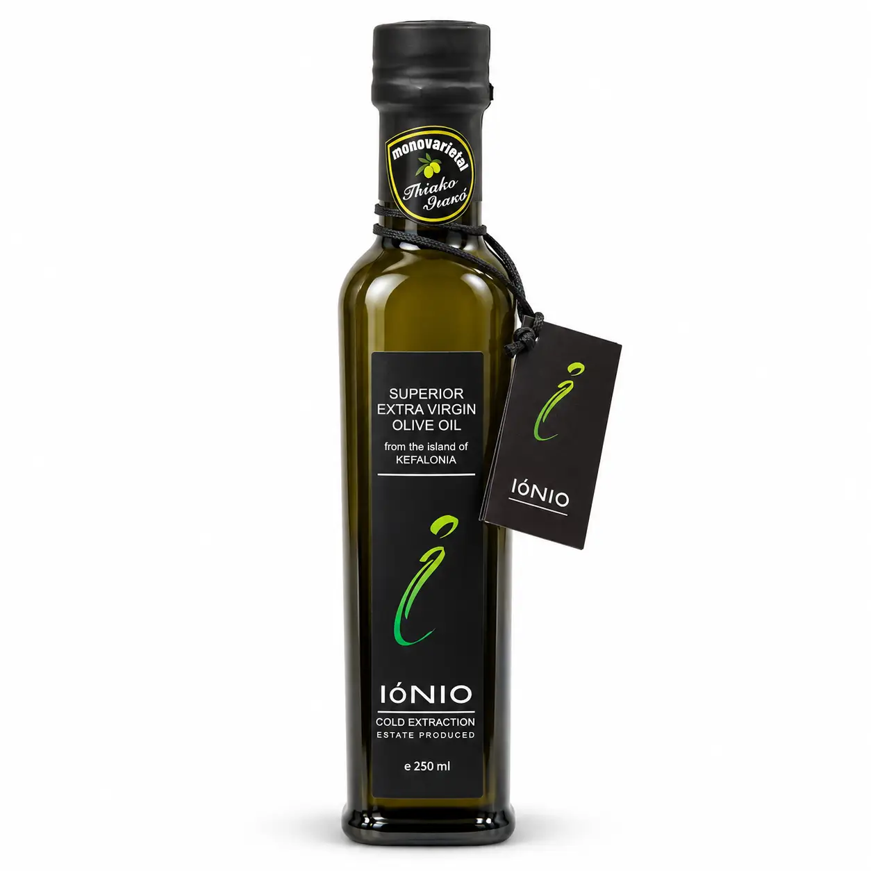 Monovarietal Kefalonia Olive Oil Bottle Ionian Products Extra Virgin Olive Oil 250ml - Image 1