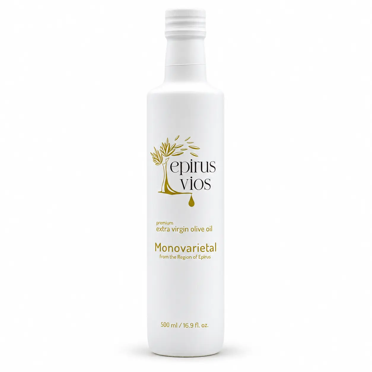 Premium Epirus Olive Oil Bottle Epirus Vios Extra Virgin Olive Oil 500ml - Image 1