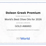 DOLEON CERTIFICATION NYIOOC GOLD AWARD 2026